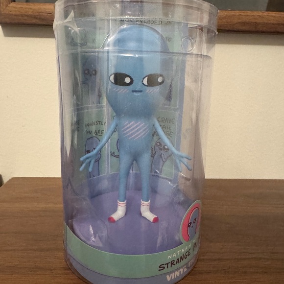 Culturefly Other - Blue Vinyl Figure with Socks